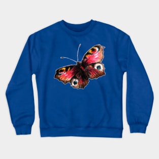 Black and Red Butterfly Crewneck Sweatshirt